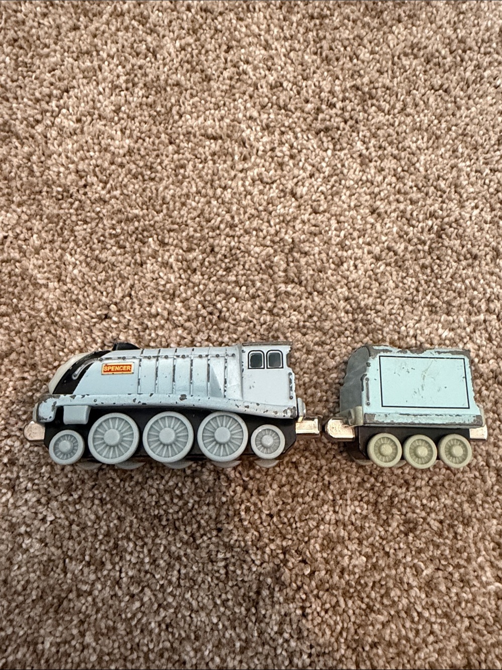 Thomas & Friends Spencer Light Blue Steam Locomotive with Tender
